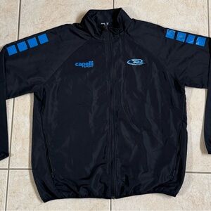Men’s Capelli, Rush, Soccer, Black Windbreaker Size XL